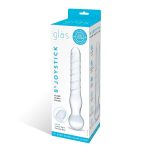 Gläs - Joystick Clear Glazen Dildo verpakking