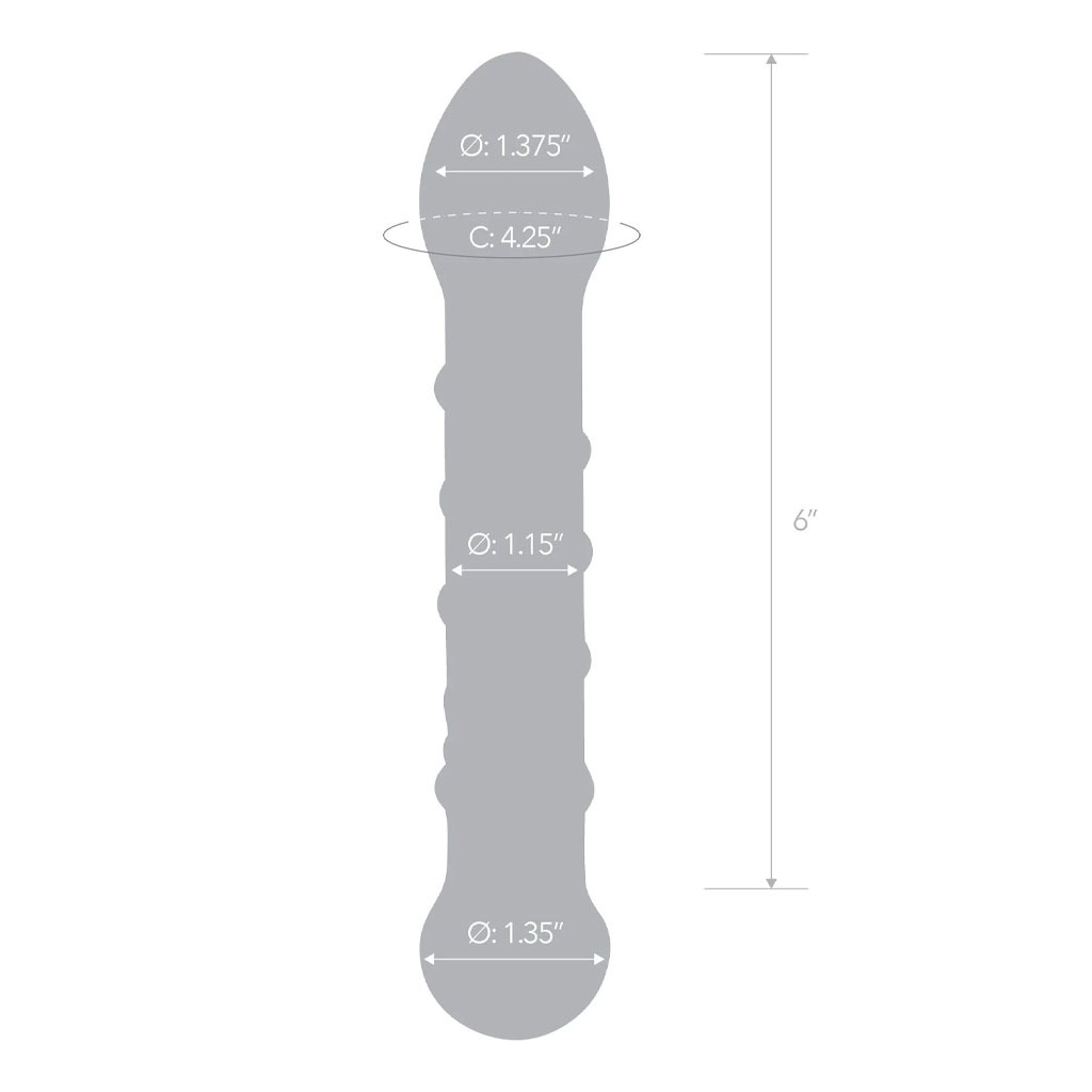 Gläs - Spiral Staircase Full Glazen Dildo lengte