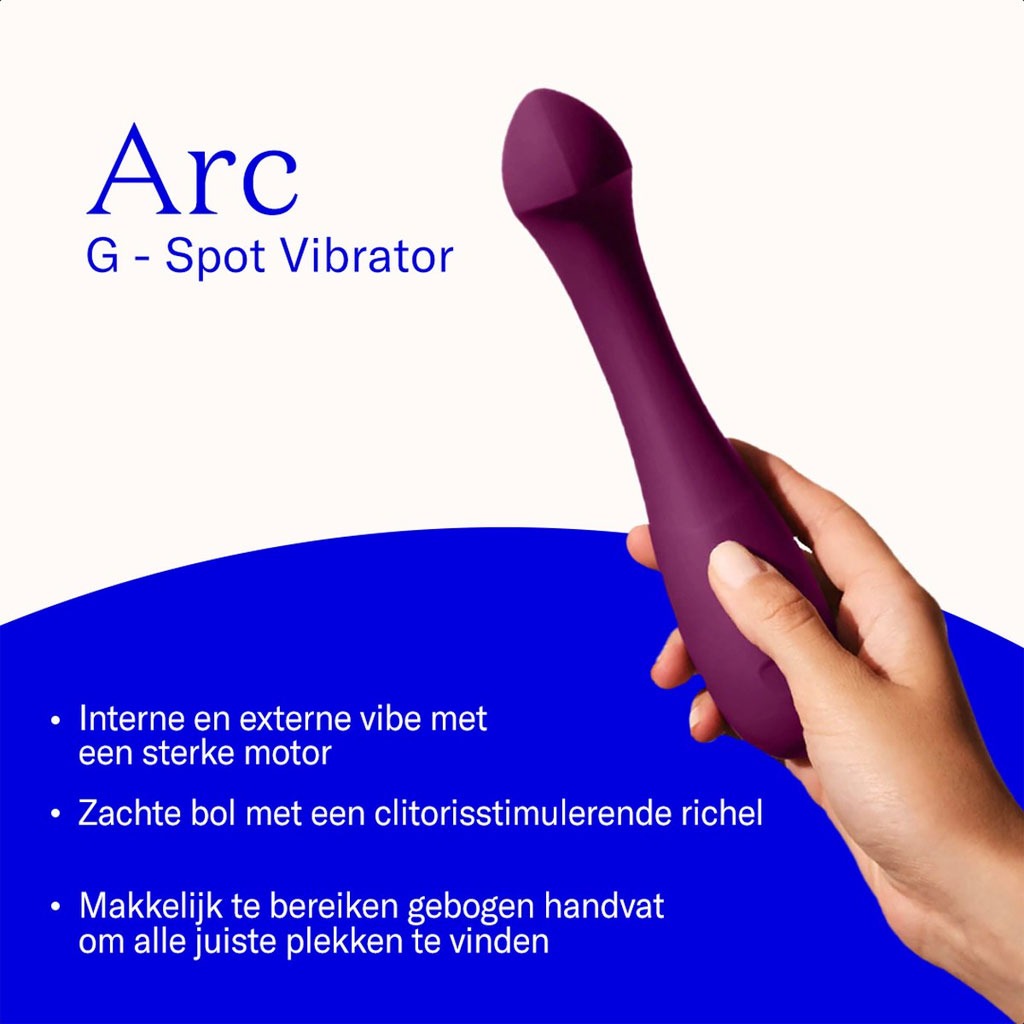 Dame - Arc Berry | G-spot & Clit vibrator