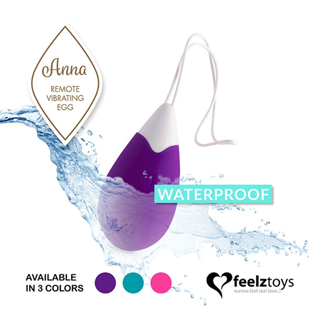 FEELZTOYS - ANNA - Vibratie Eitje Paars