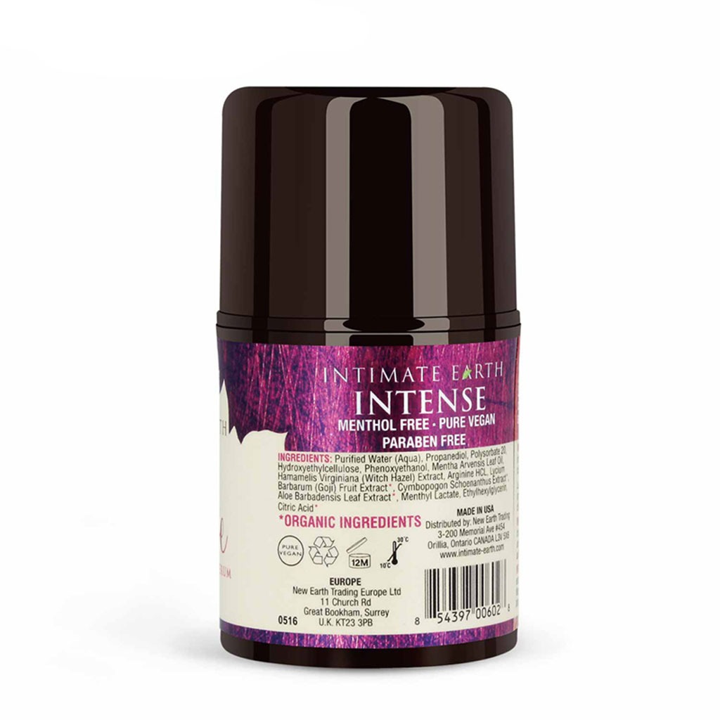 Intimate Earth - Clitoral Arousal Serum Intense 30ml verpakking