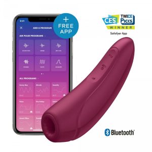 Satisfyer - Curvy 1+ Luchtdruk Vibrator Rood