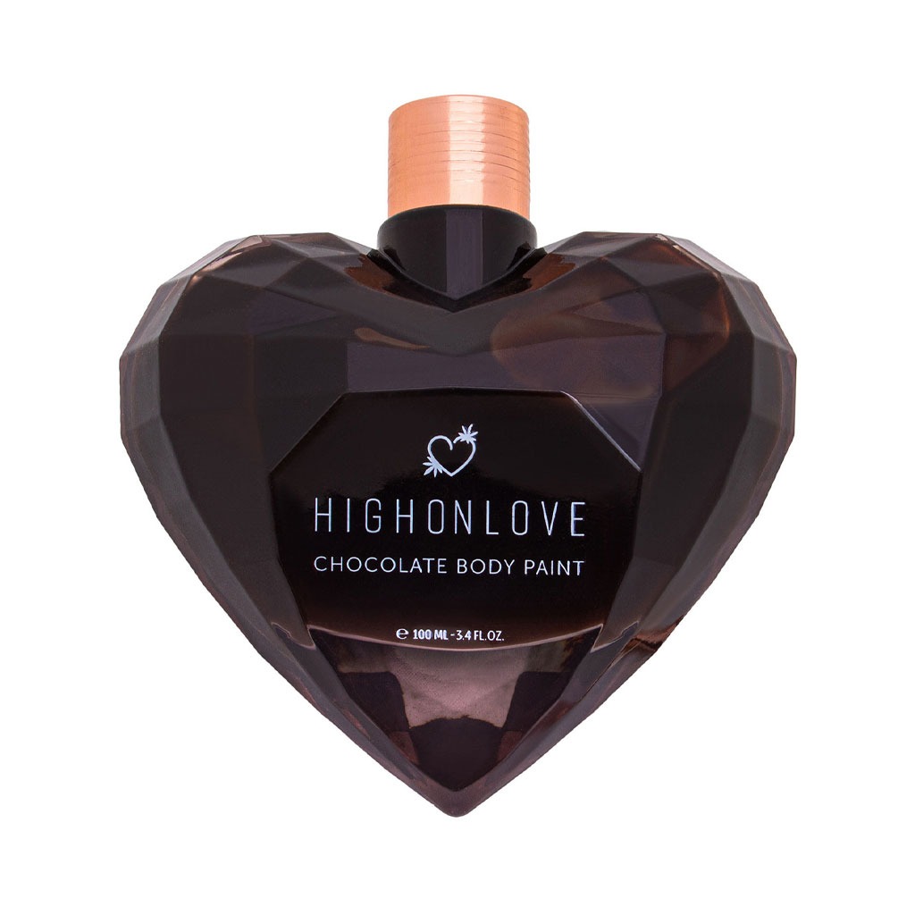 HighOnLove - Dark Chocolate Body Paint 100ml flesje