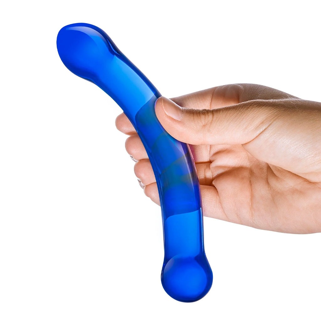 Gläs - Curved G-spot Dildo Blauw kopen