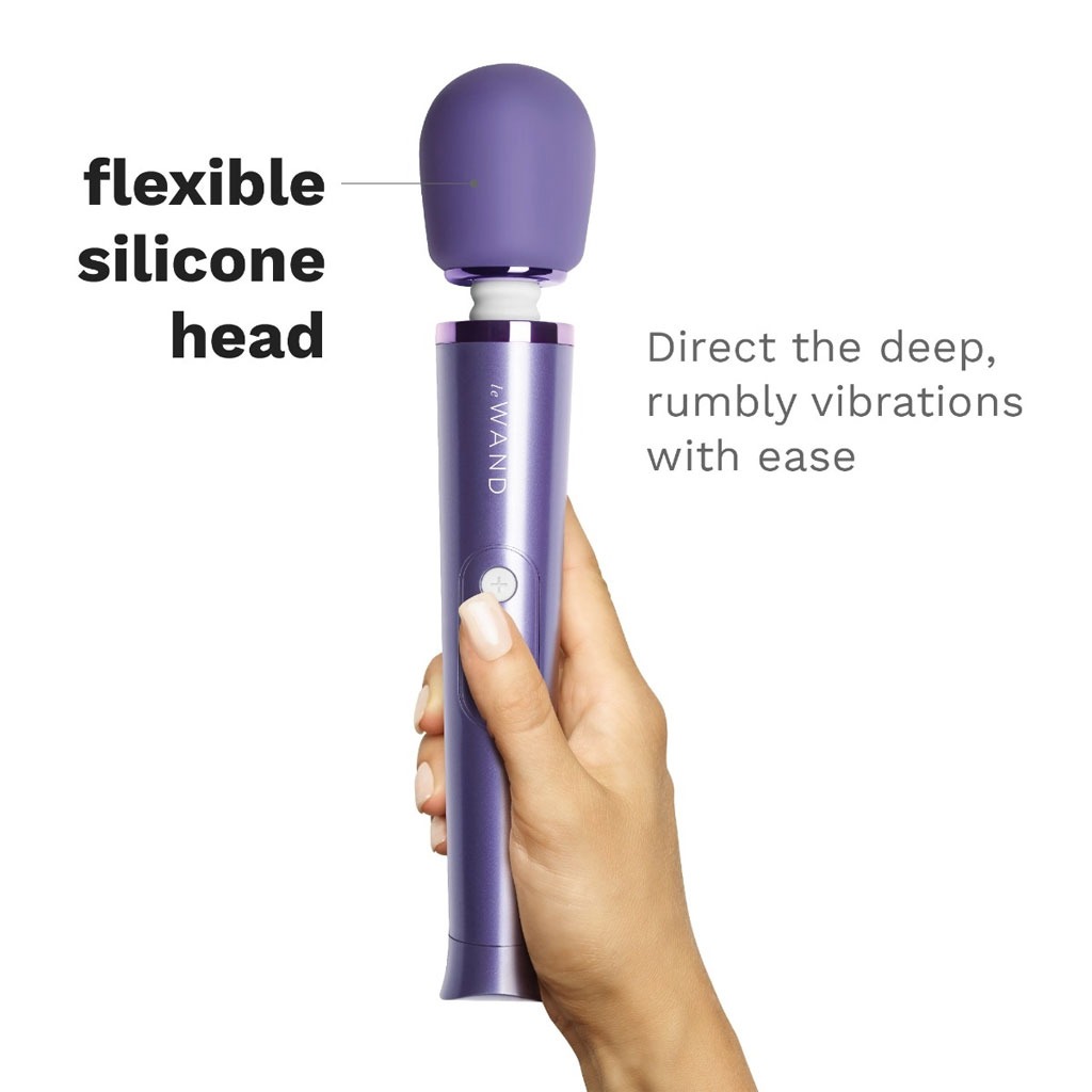 Le Wand - Petite Oplaadbare Massager Paars flexibel