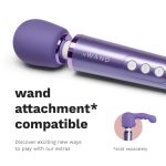 Le Wand - Petite Oplaadbare Massager Paars opzetstuk