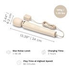 Le Wand - Krachtige Plug-In Wand Crème lengte