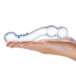 Gläs - Glazen Dildo Curved G-Spot hand