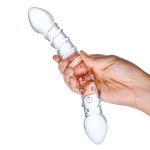 Gläs - Double Trouble Glazen Dildo gebruik