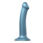 Strap-On-Me – Dildo Metallic Blauw