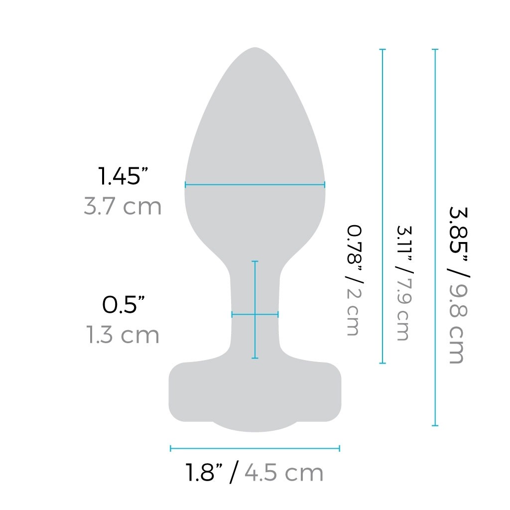 B-Vibe - Vibrerende Buttplug S/M afmeting