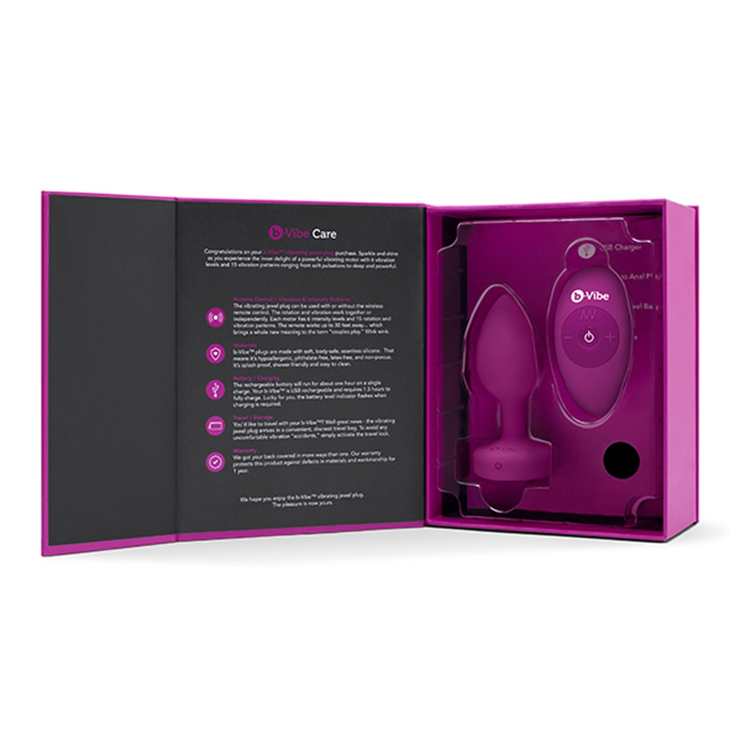 B-Vibe - Vibrerende Buttplug S/M doosje