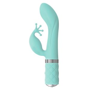 Pillow Talk - Kinky Rabbit Vibrator Turquoise