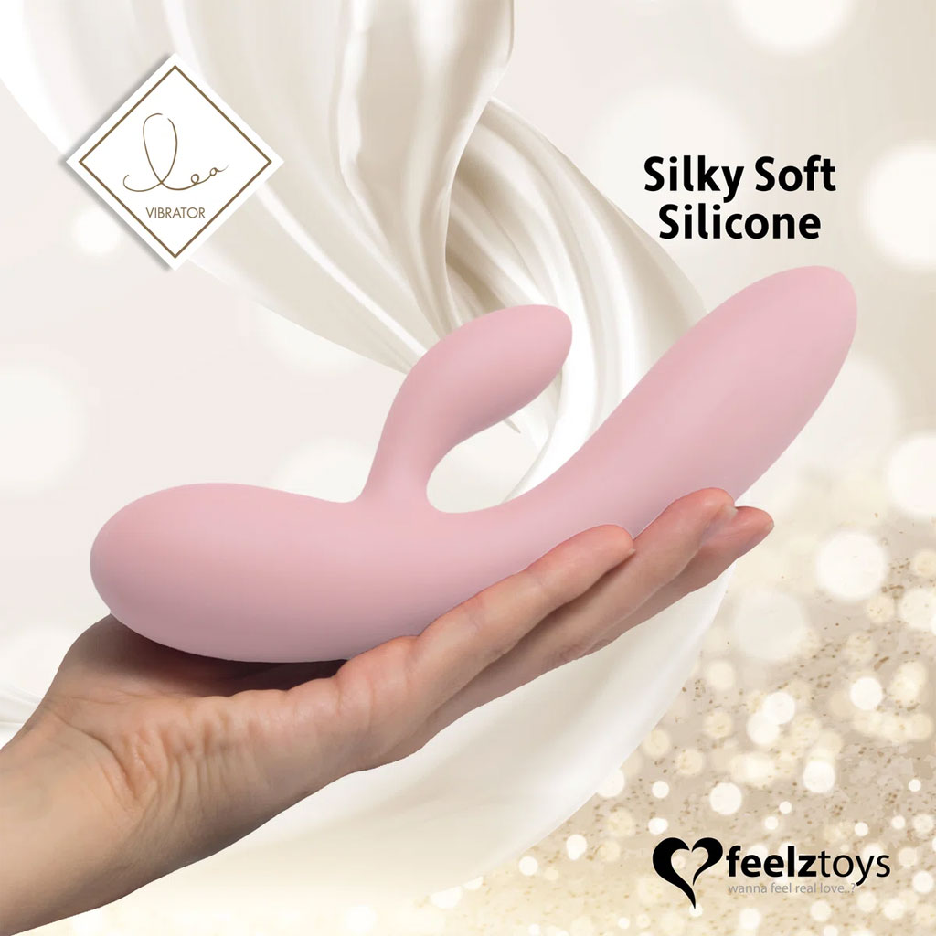 FEELZTOYS - LEA Rabbit Vibrator Zacht Roze siliconen