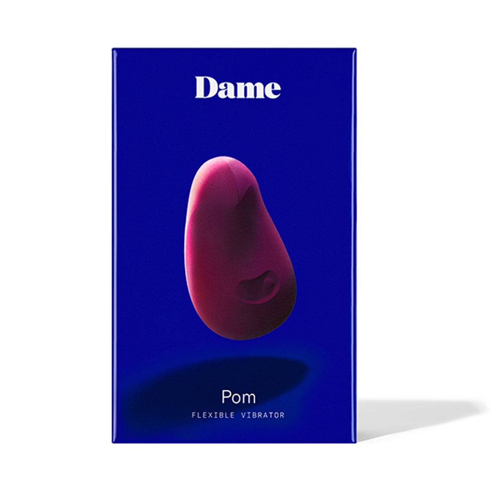 Dame - Pom Oplegvibrator Plum voorkant verpakking