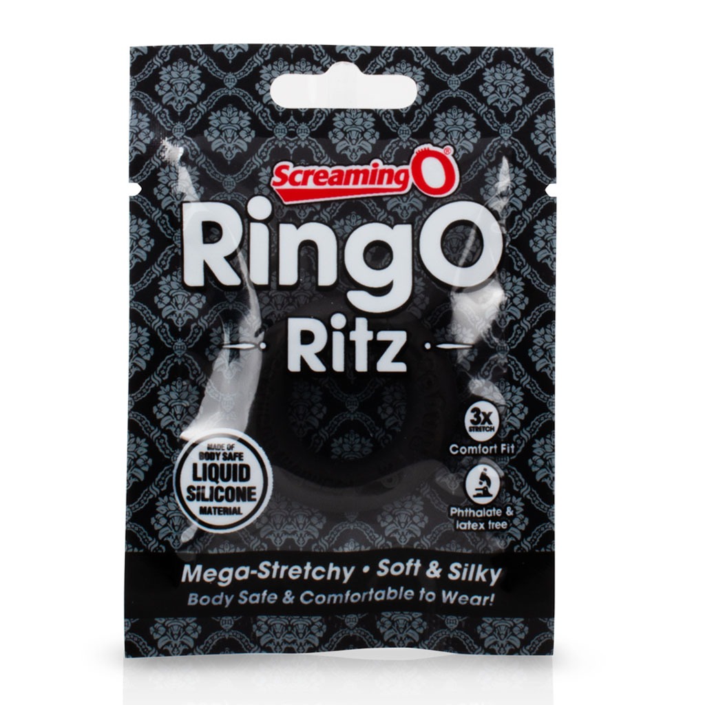 Screaming O - Ringo Ritz Zwart verpakking