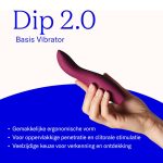 DAME products - Dip 2 Basic Vibrator Plum informatie