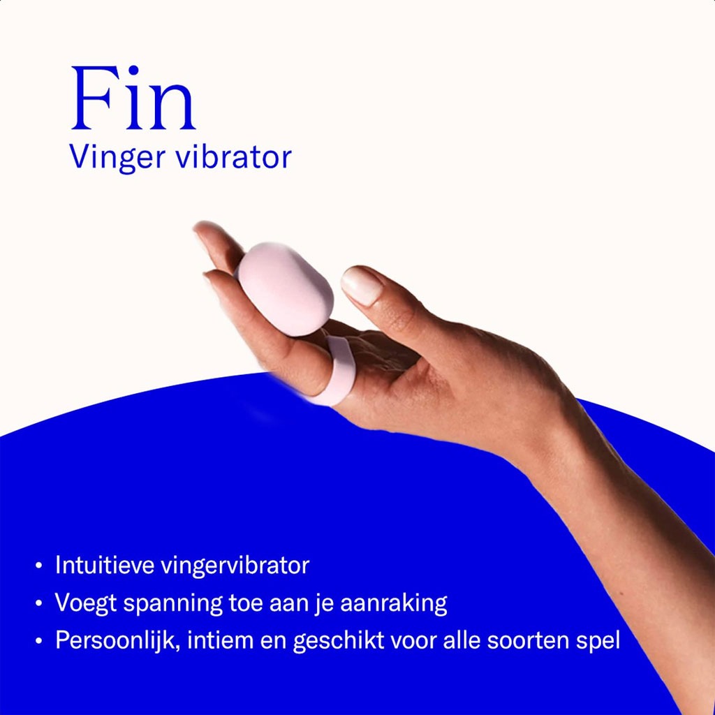 DAME Products - FIN vinger vibrator licht roze kopen