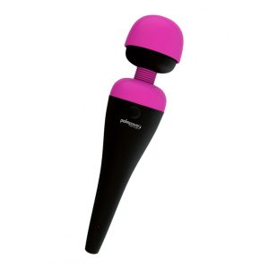 Palm Power - Recharge Wand Massager Roze/Zwart