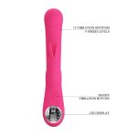 Pretty Love - Lamar Rabbit Vibrator met Digitaal Led Display - Roze info