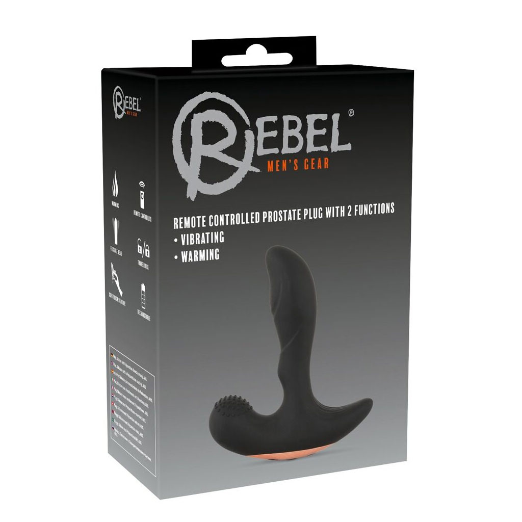 Rebel Men's Gear - Prostaat Plug met Afstandsbediening doosje