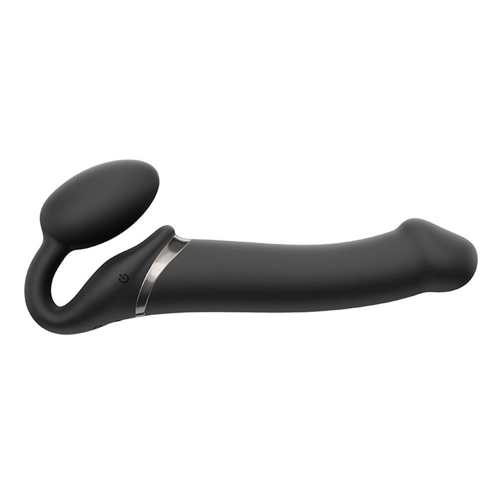 STRAP-ON-ME - BUIGBARE STRAP-ON VIBRATOR MET AFSTANDSBEDIENING MAAT L