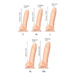 Strap-On-Me - Sliding Skin Realistische Dildo - Nude maten