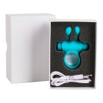 S Pleasures - Vibrerende Rabbit Cockring Turquoise