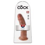 King Cock - 9" Inch Dildo - Tan verpakking