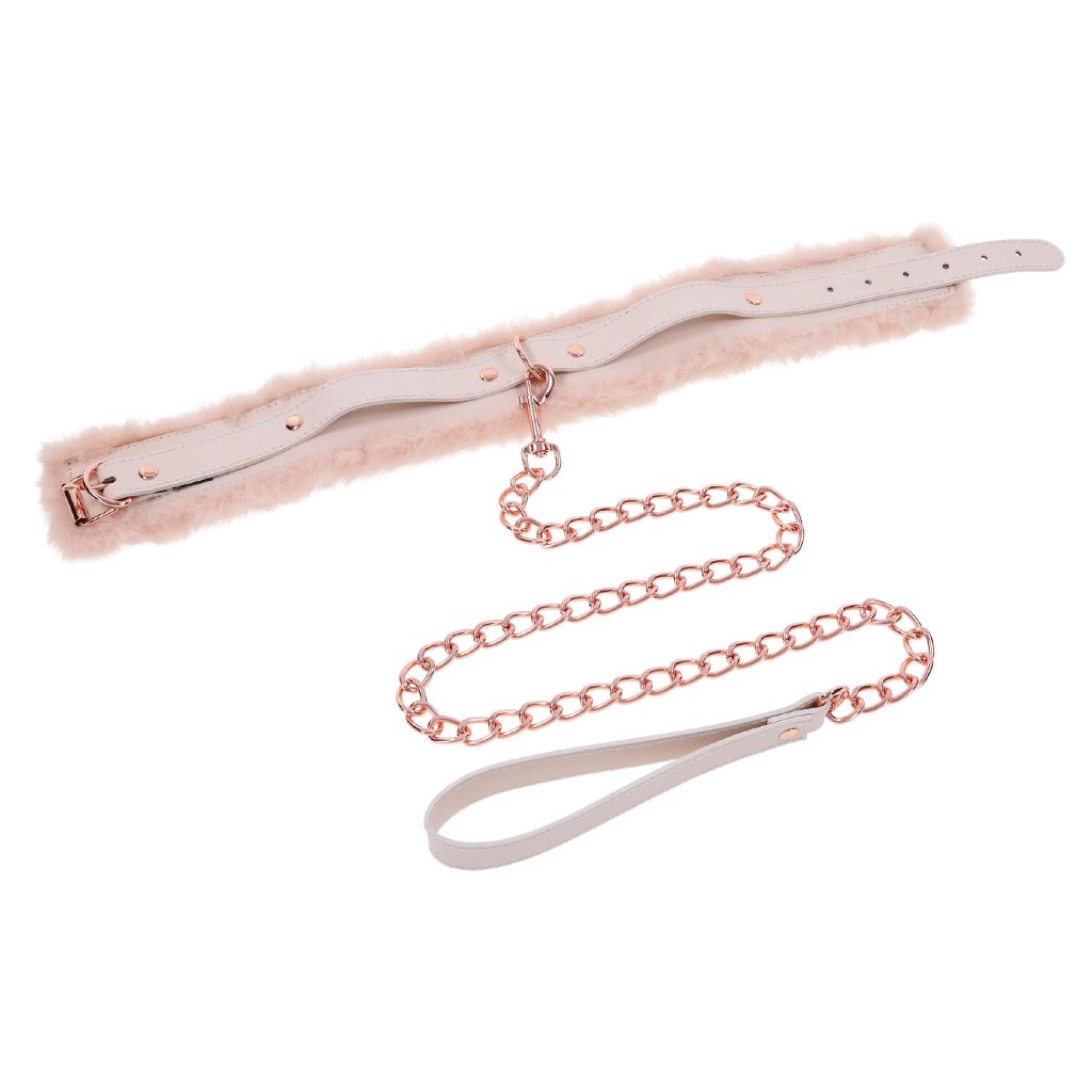 Sex & Mischief - Peaches ‘n CreaMe Halsband met Riem lengte