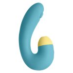 S Pleasures - Blizzard Suction Dual Massager - Turquoise zijkant