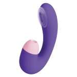 S Pleasures - Blizzard Suction Dual Massager - Paars gebruik