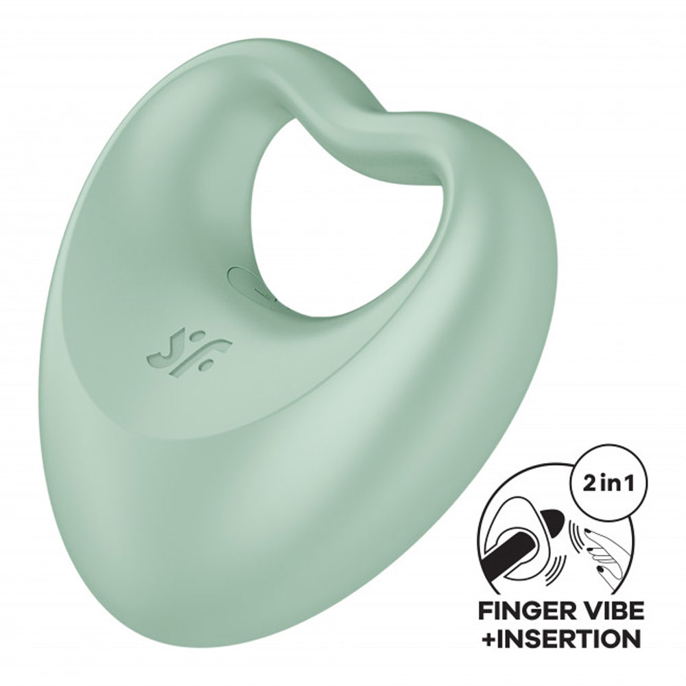 Satisfyer – Perfect Pair 3 – Vingervibrator en Cockring in Eén