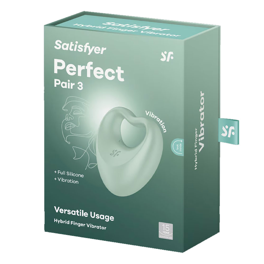 Satisfyer - Perfect Pair 3 - Vingervibrator en Cockring in Eén doosje