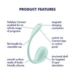 Satisfyer - Smooth Petal Vibratie Ei Mint info