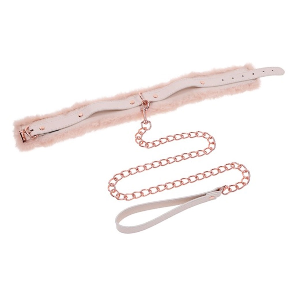 Sex & Mischief - Peaches ‘n CreaMe Halsband met Riem lengte