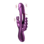 HoneyPlayBox - Trilux Kinky Finger Rabbit Vibrator met Anaalkralen - Paars gebruik