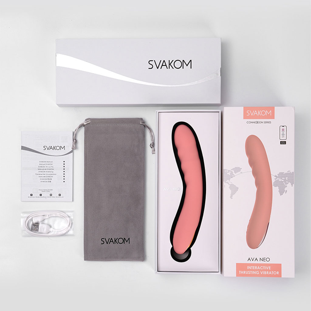 Svakom - Ava Neo Stotende Vibrator Roze inhoud