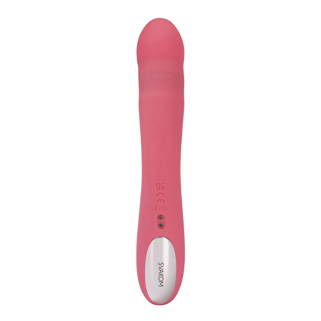 Svakom - Avery Stotende Rabbit Vibrator Roze achter