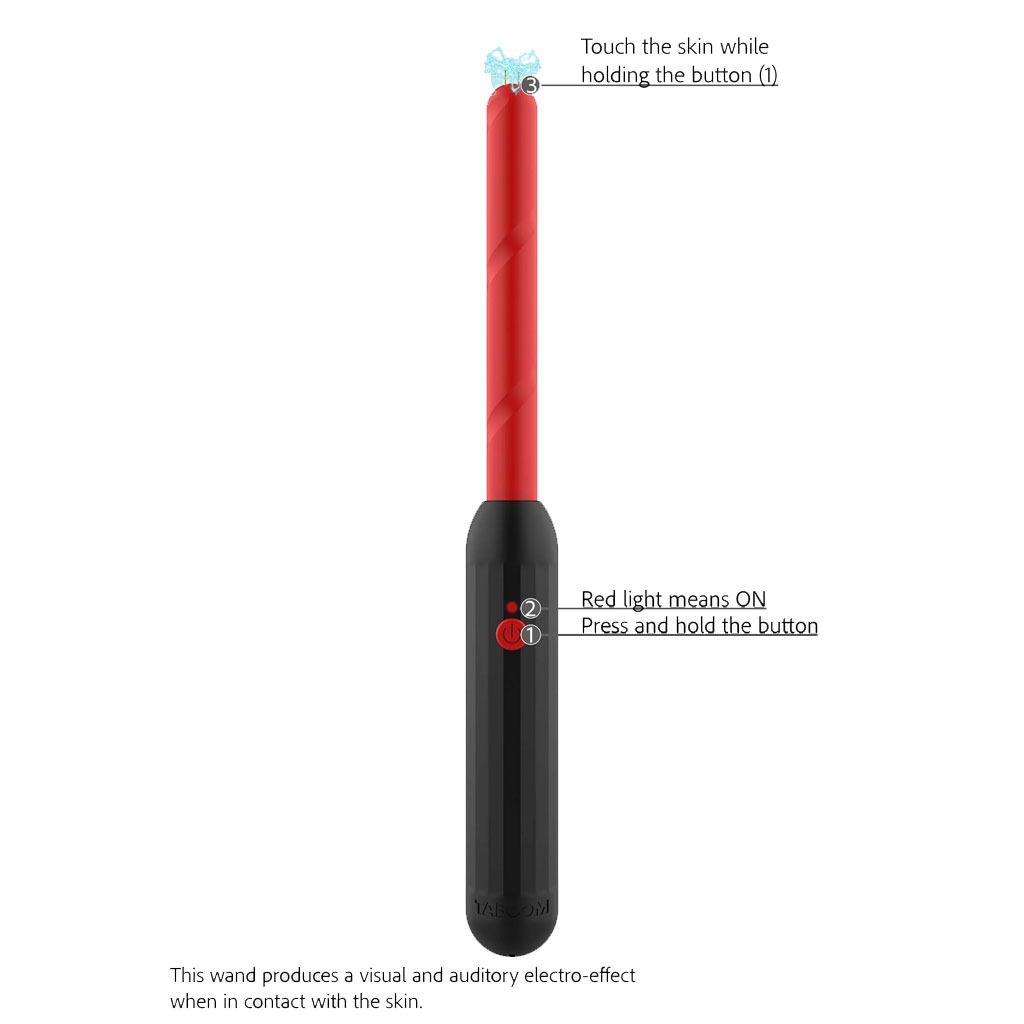 Taboom - Prick Stick Electro Shock Wand info