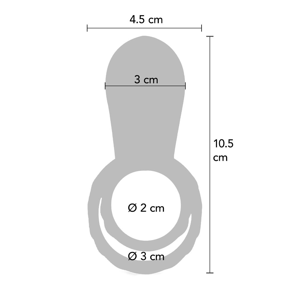 Xocoon - Koppels Vibrator Ring omtrek