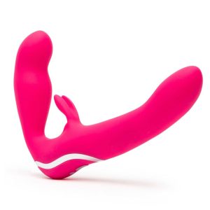 Happy Rabbit - Strapless Strap-On Vibrator Roze