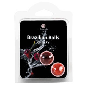 Secret Play Brazilian Balls - Cherry - 2 stuks